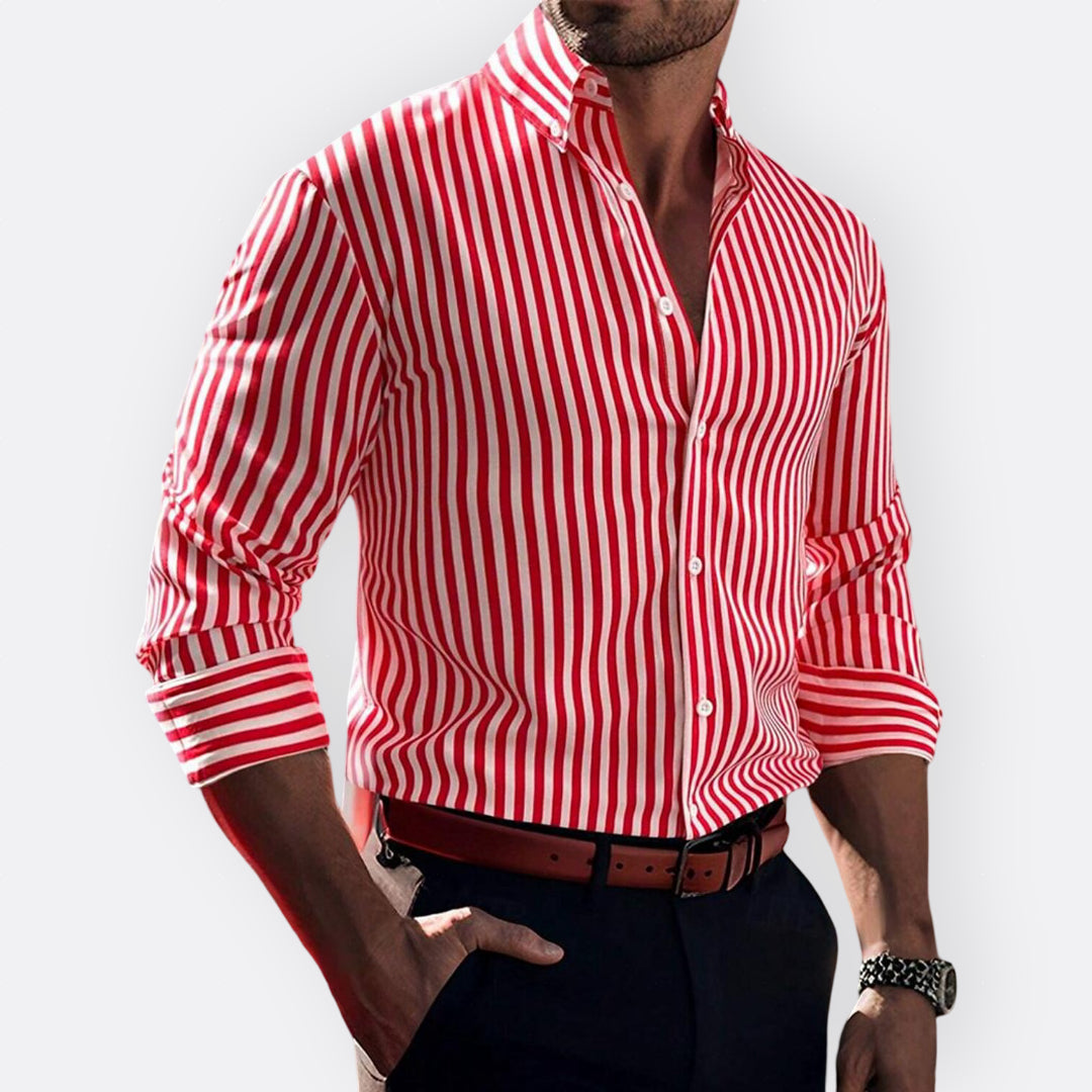 Artur - Camisa Clássica Listrada