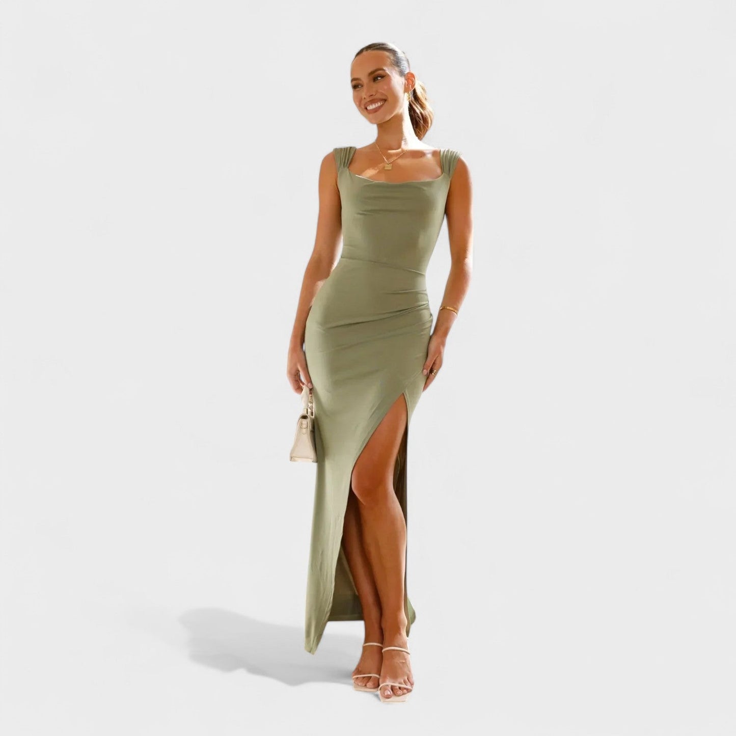 Sarela - Vestido Longo com Costas Abertas