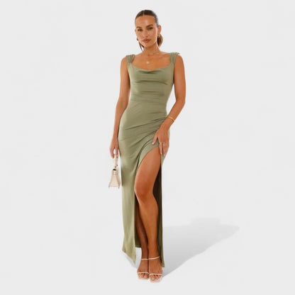 Sarela - Vestido Longo com Costas Abertas