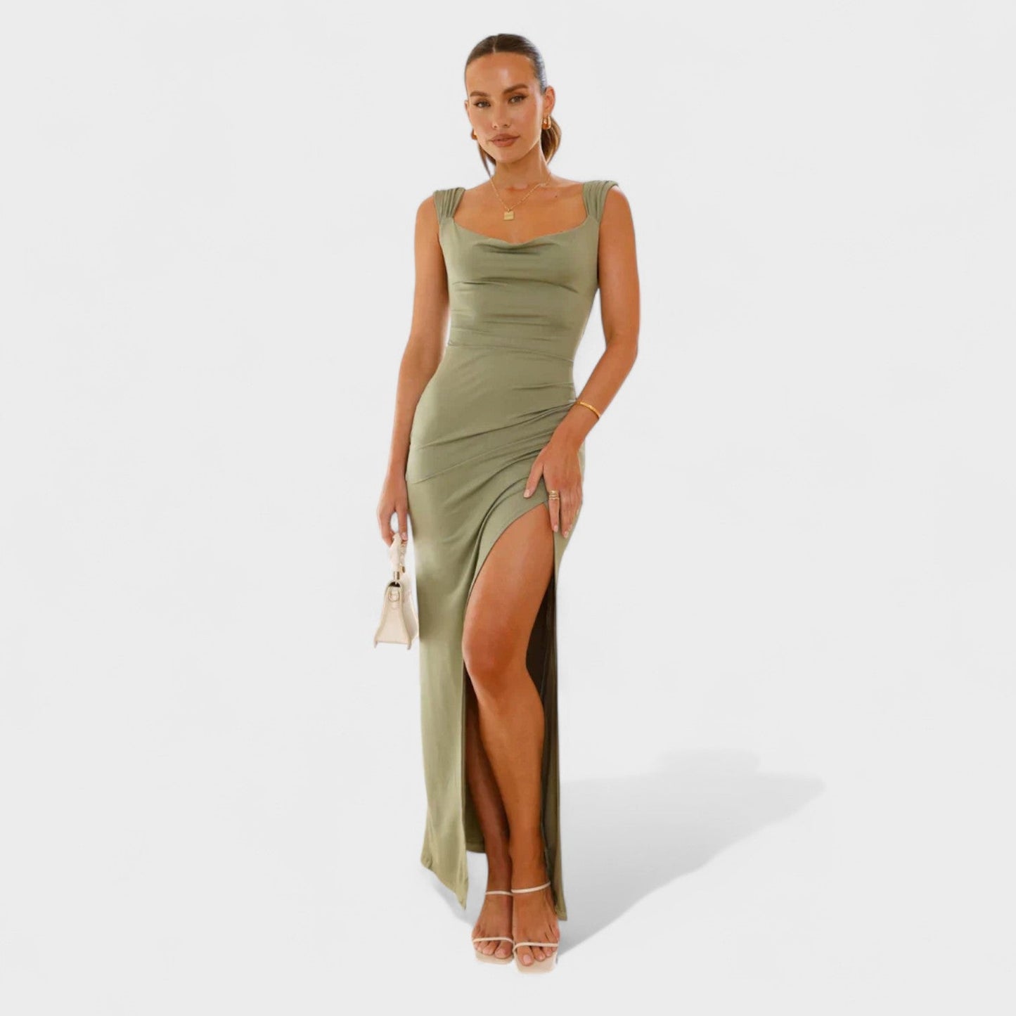 Sarela - Vestido Longo com Costas Abertas