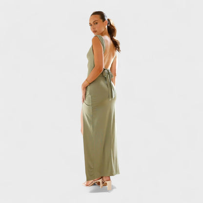 Sarela - Vestido Longo com Costas Abertas