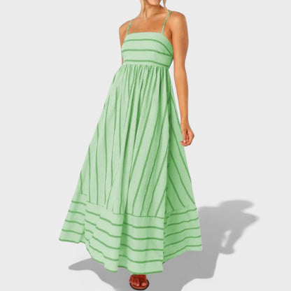 Isabel - Vestido Longo Listrado