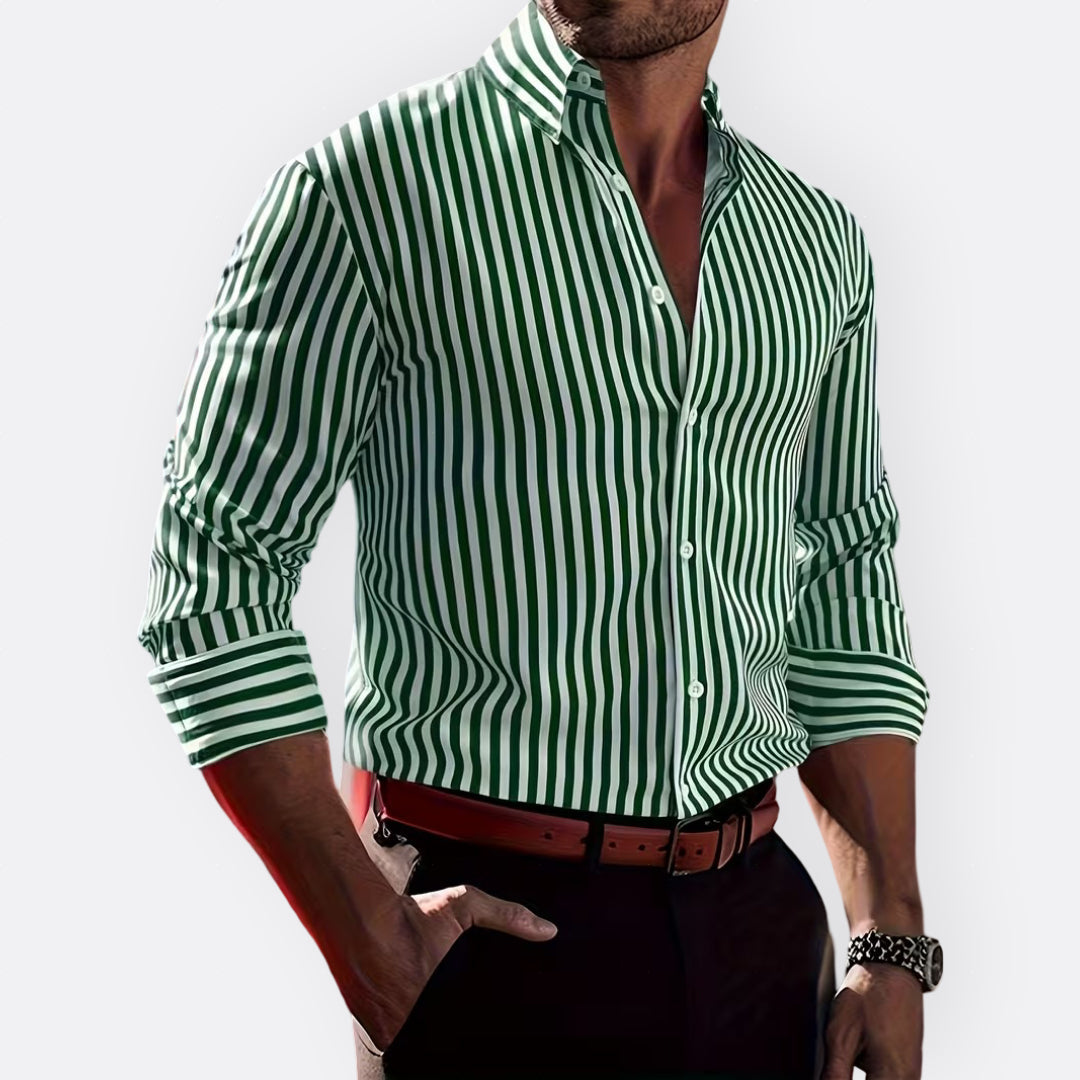 Artur - Camisa Clássica Listrada