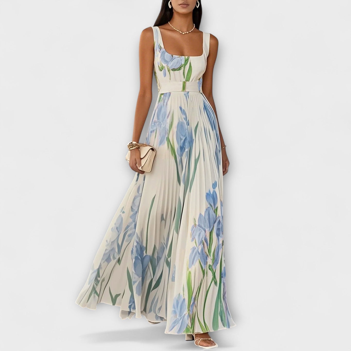 Penélope - Vestido Maxi de Chiffon