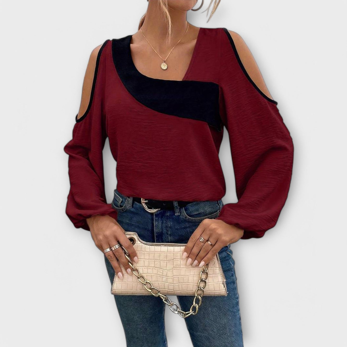 Escarlate - Blusa de Decote Quadrado