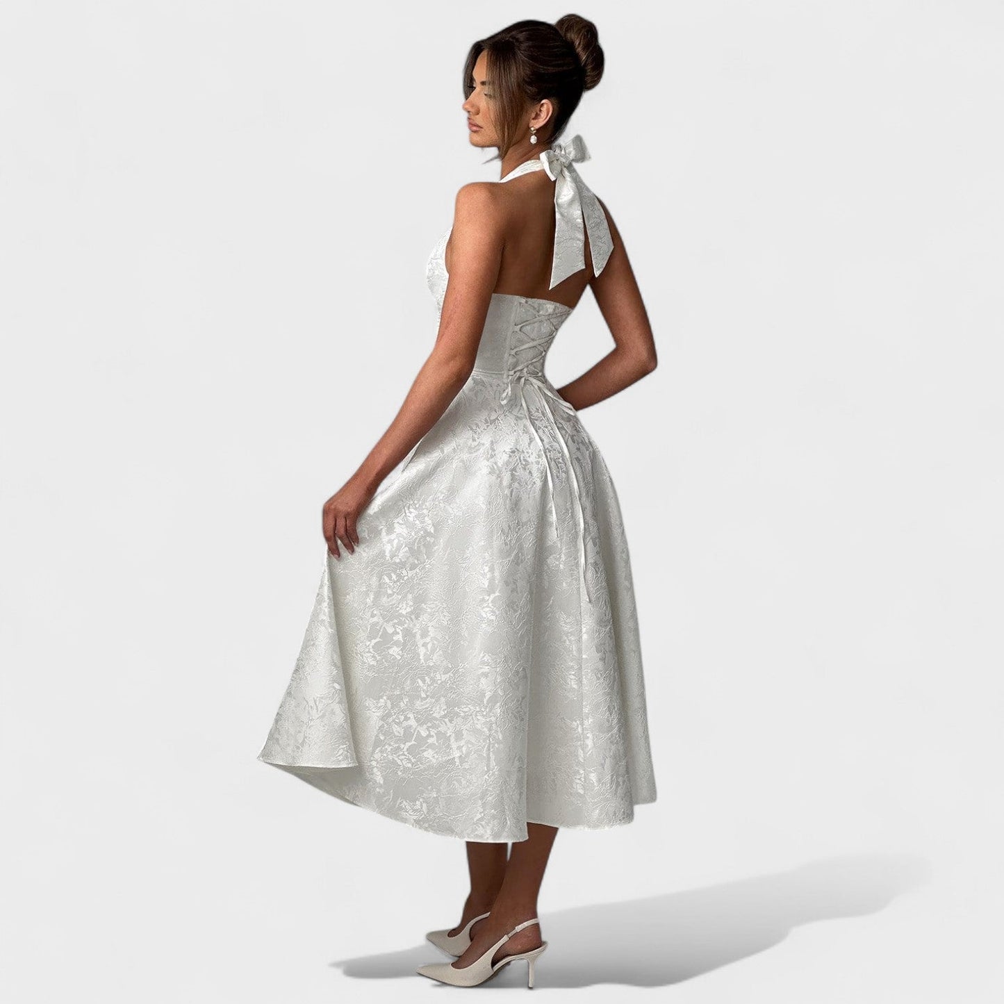 Efi - Textured Midi Dress