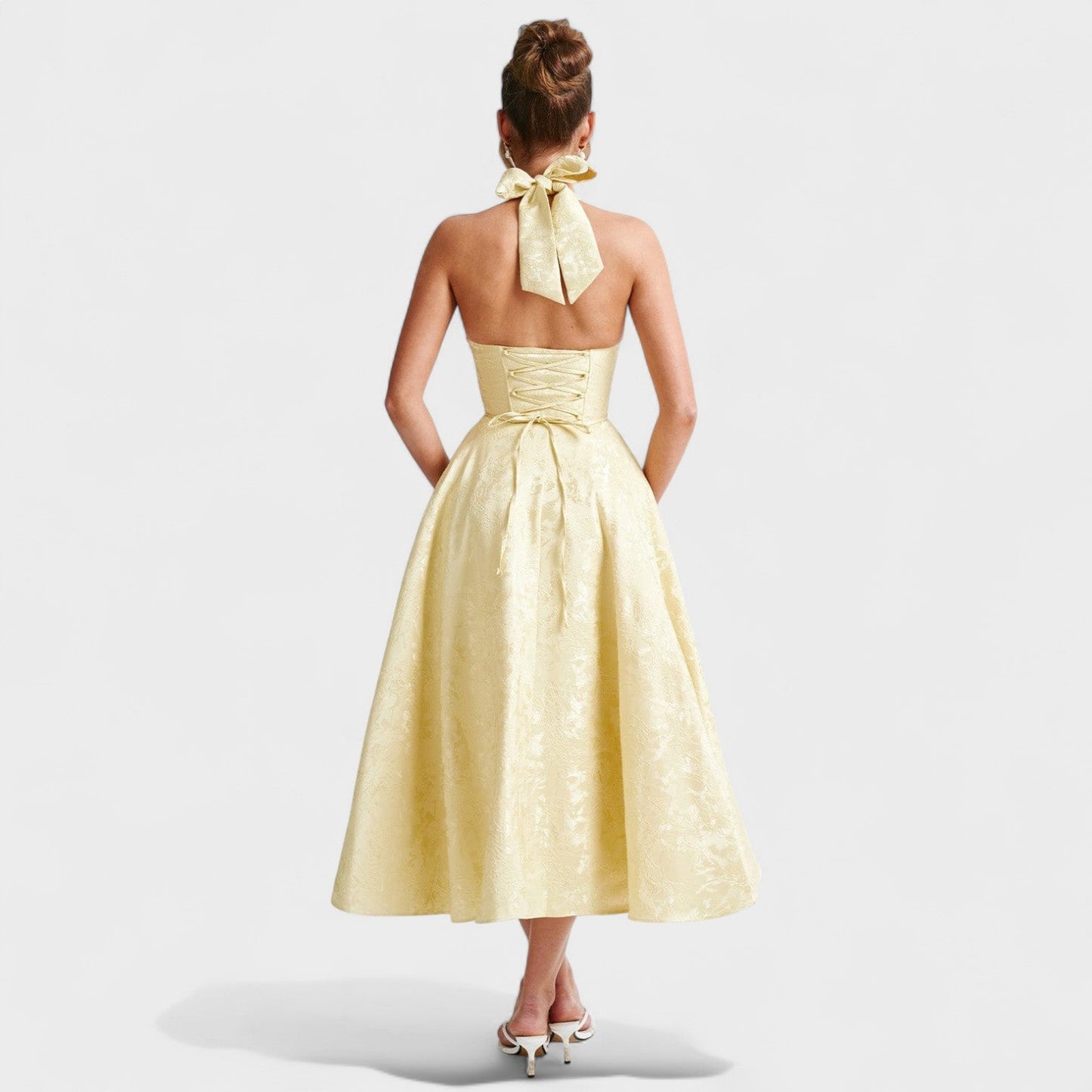 Efi - Textured Midi Dress
