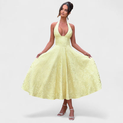 Efi - Textured Midi Dress