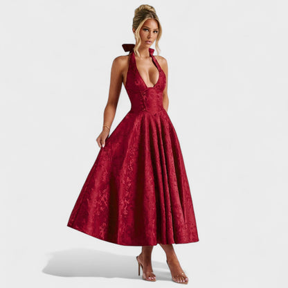 Efi - Textured Midi Dress