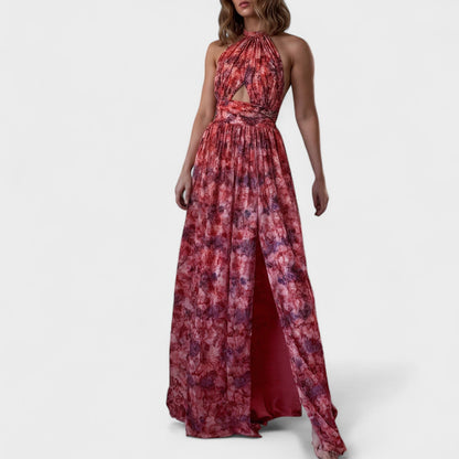 Florária - Vestido Longo com Alças