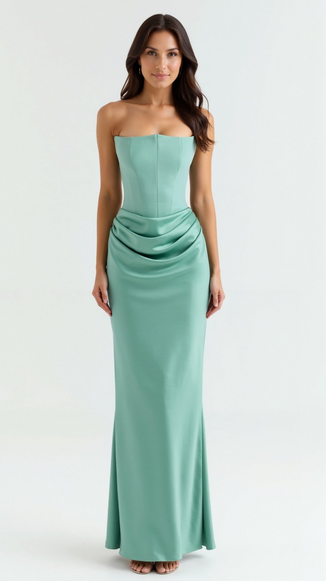 Esmeralda - Vestido Longo com Corpete