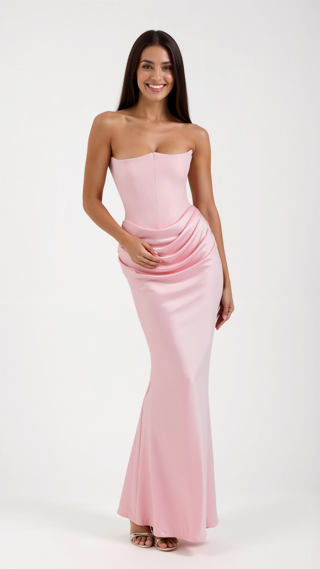 Esmeralda - Vestido Longo com Corpete