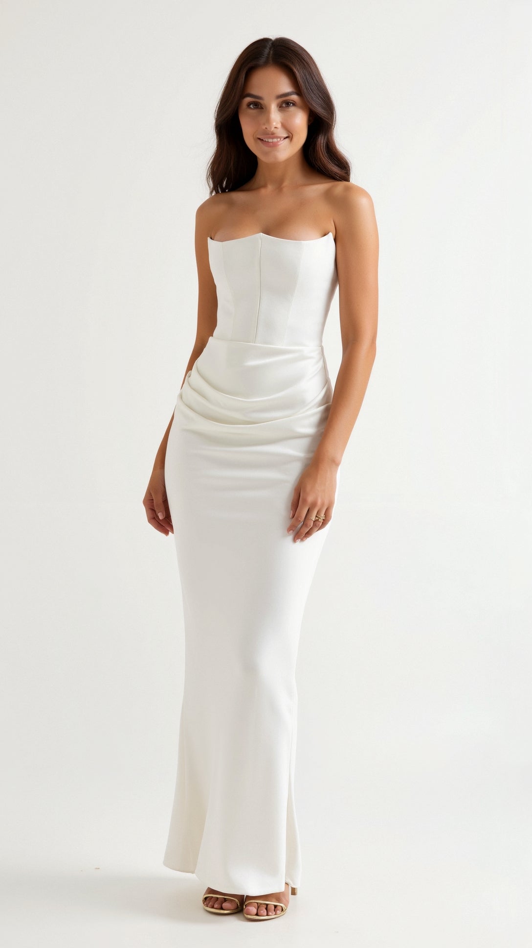 Esmeralda - Vestido Longo com Corpete