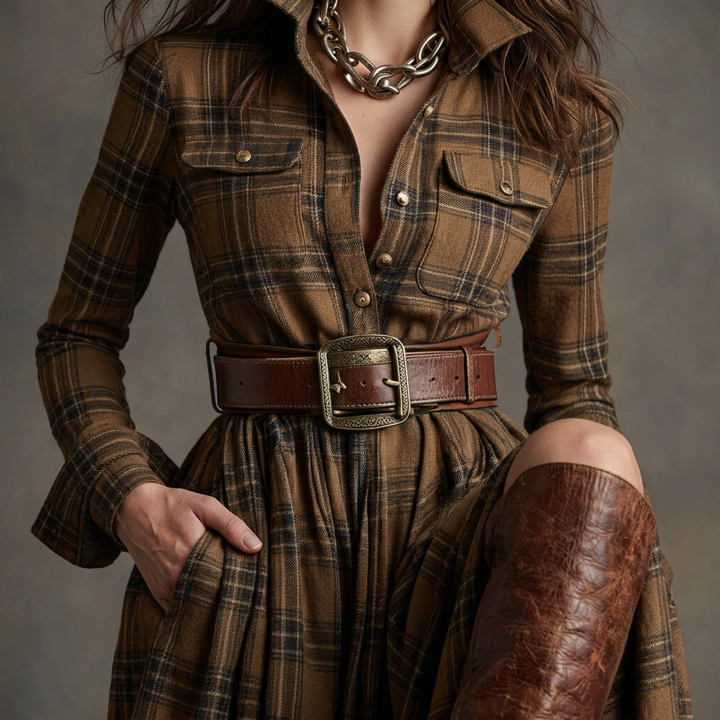 Mariana - Vestido Camisa com Cinto