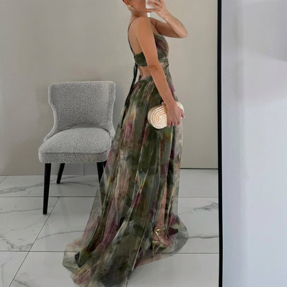 Margarida - Vestido Maxi com Estampa Floral