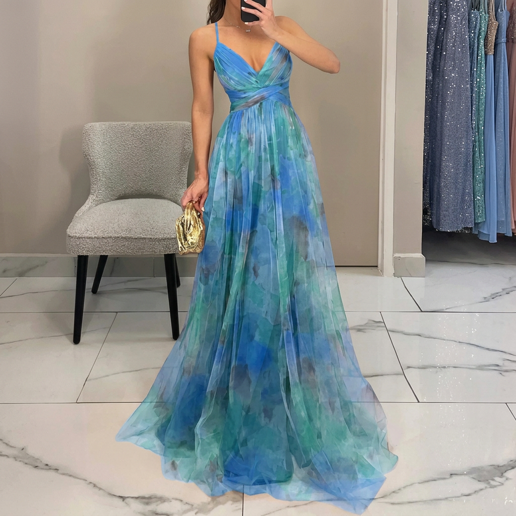 Margarida - Vestido Maxi com Estampa Floral