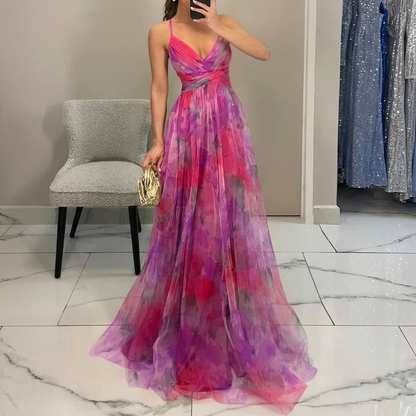 Margarida - Vestido Maxi com Estampa Floral