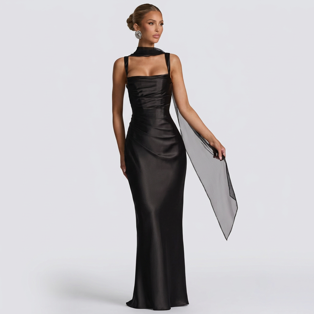 Luana - Elegante Vestido Maxi