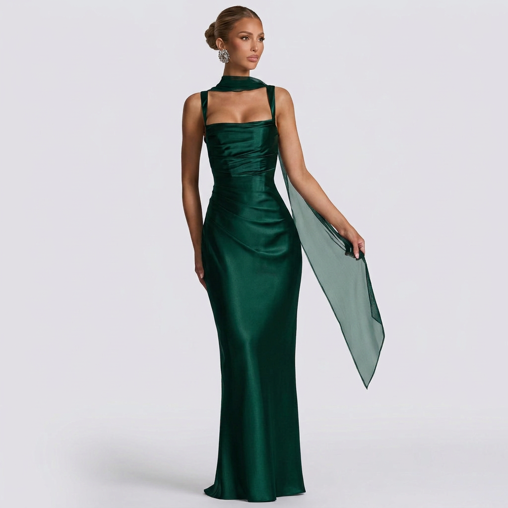Luana - Elegante Vestido Maxi