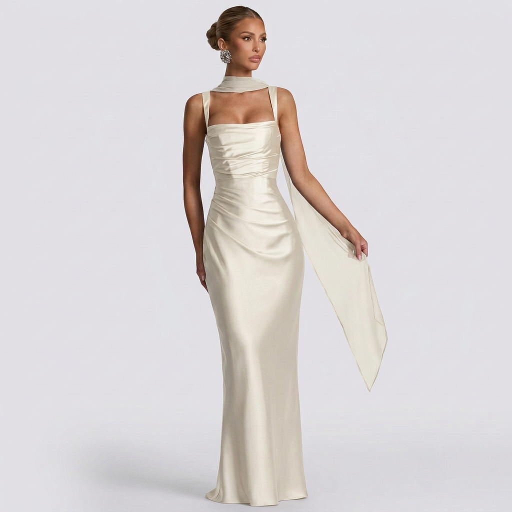 Luana - Elegante Vestido Maxi