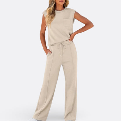 Iris - Conjunto Casual em Tecido Macio para Lounge