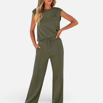 Iris - Conjunto Casual em Tecido Macio para Lounge