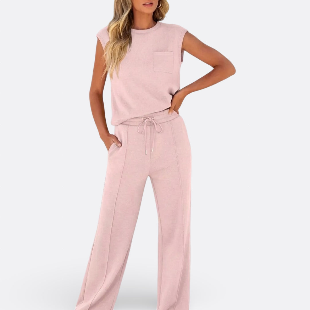 Iris - Conjunto Casual em Tecido Macio para Lounge