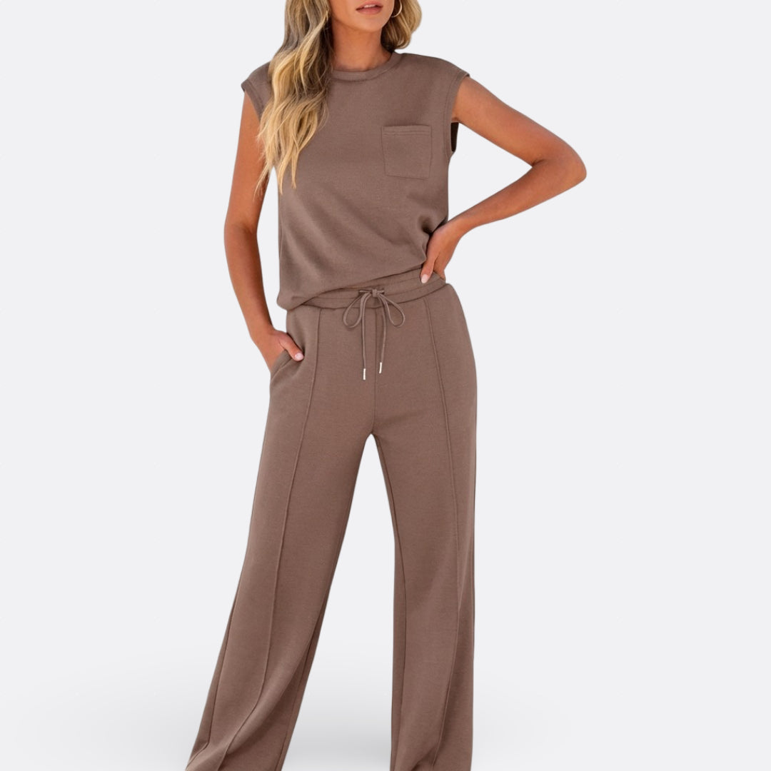 Iris - Conjunto Casual em Tecido Macio para Lounge