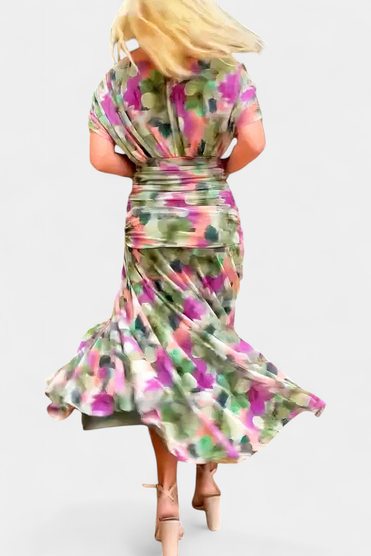 Luana - Vestido Chic con Escote en V