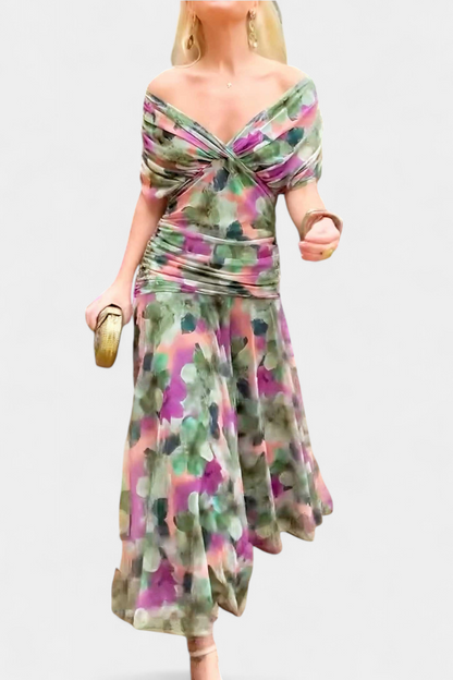 Luana - Vestido Chic con Escote en V