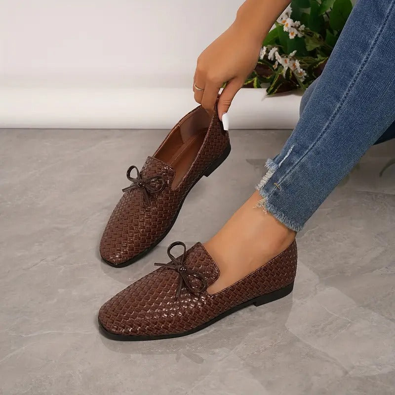 Andreia - Cuero Mocasines Ortopédicos
