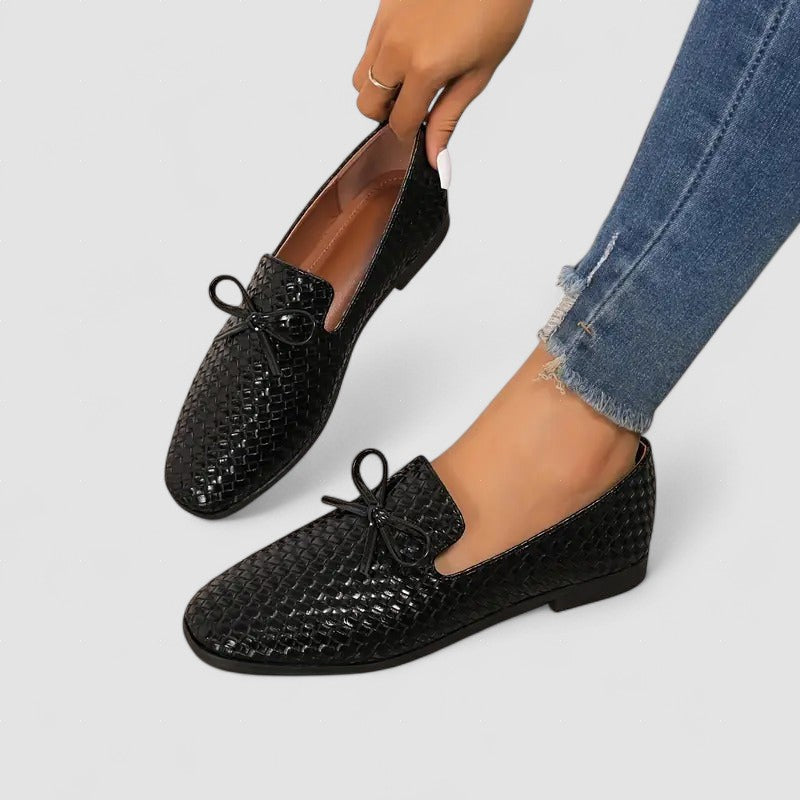 Andreia - Cuero Mocasines Ortopédicos
