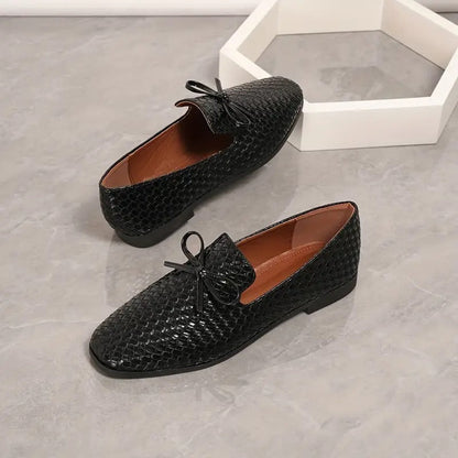 Andreia - Cuero Mocasines Ortopédicos