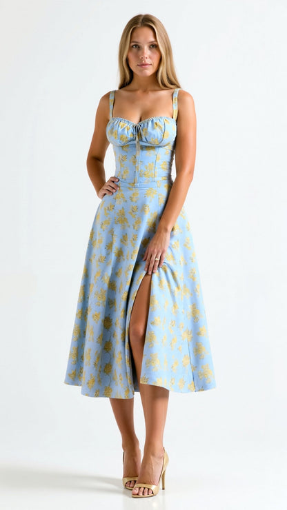 Júlia - Elegante Vestido Midi