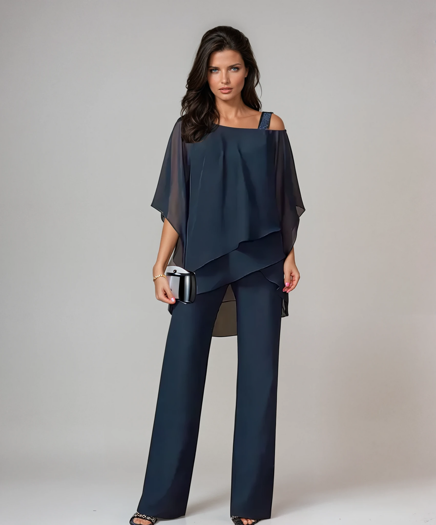 Conjunto de Pijama Mariella: Camisola e Calças