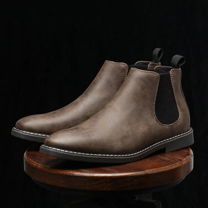 Dinis - Botins Chelsea de Couro