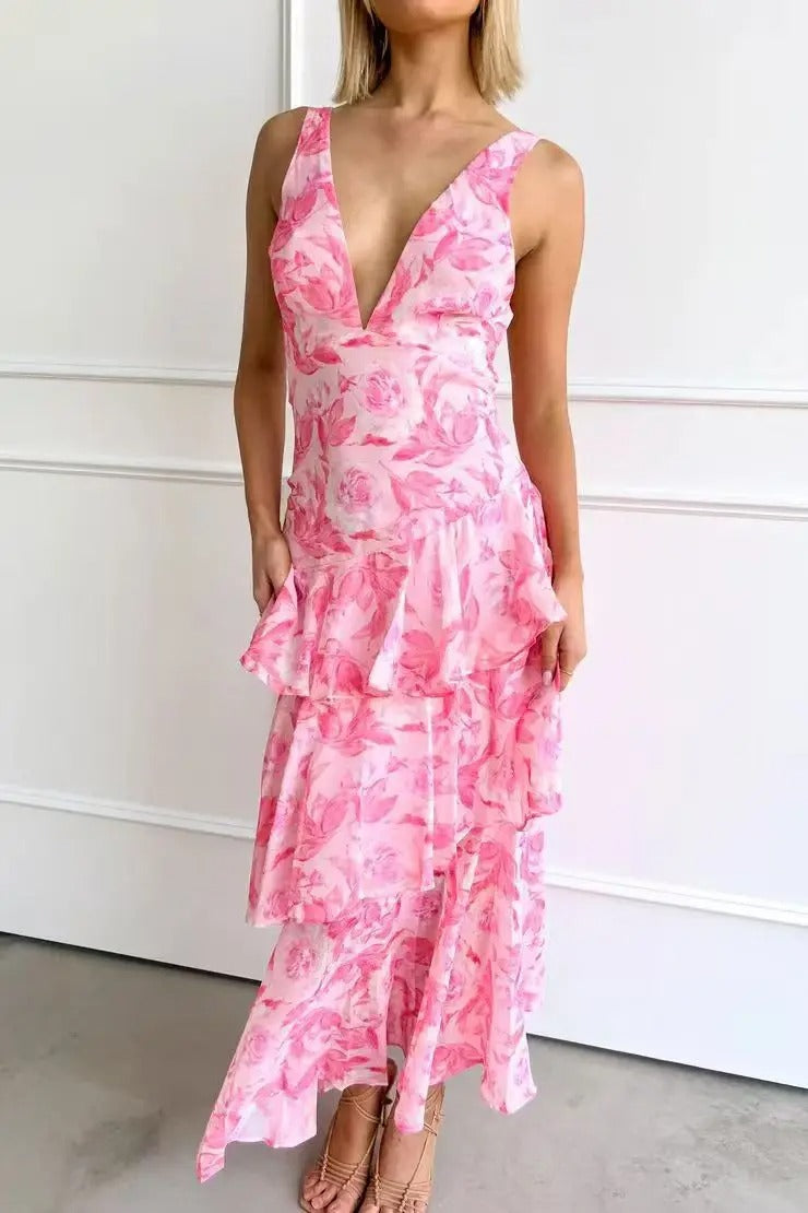 Eli - Vestido Maxi Elegante para o Verão
