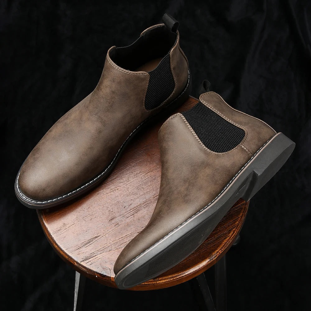 Dinis - Botins Chelsea de Couro