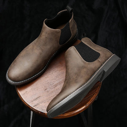 Dinis - Botins Chelsea de Couro