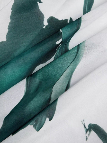 Vanessa - Vestido Longo com Estampa Aquarela