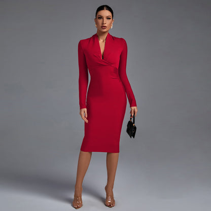 Samara - Vestido de Manga Longa