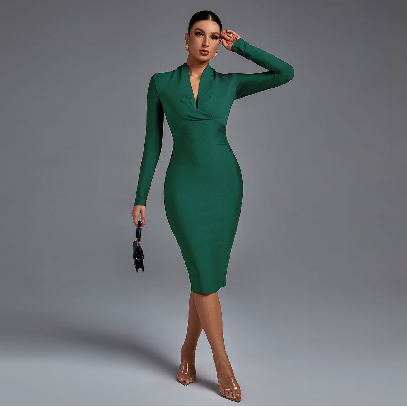 Samara - Vestido de Manga Longa