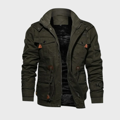 Vasco - Modern Coat with Multiple Pockets