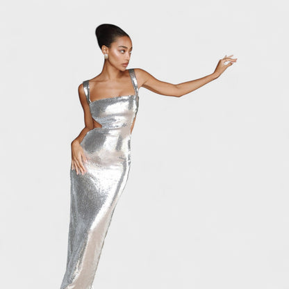 Sparkle Silver - Evening Gala Dress