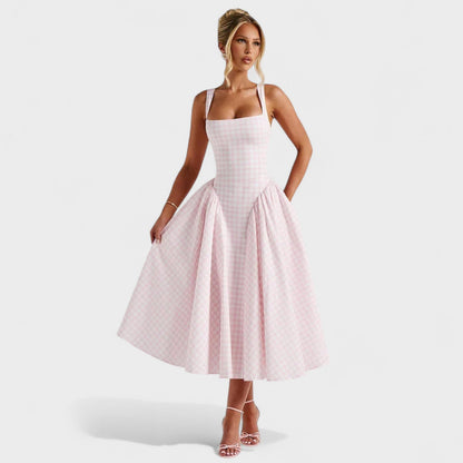 Xerife - Vestido Midi Estilo Vintage