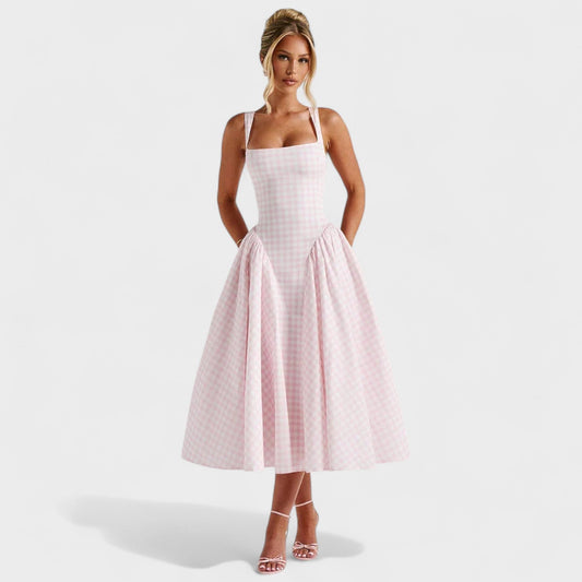 Xerife - Vestido Midi Estilo Vintage