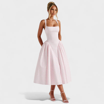 Xerife - Vestido Midi Estilo Vintage