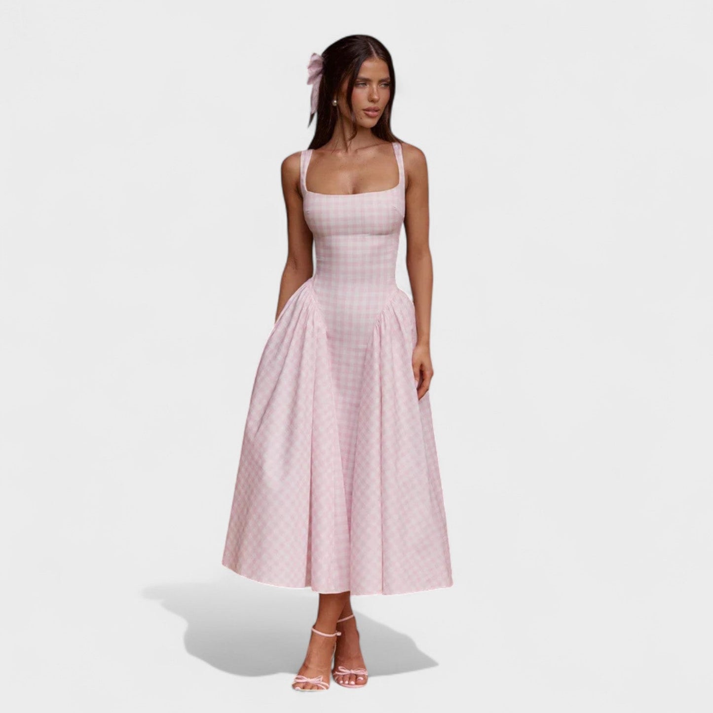 Xerife - Vestido Midi Estilo Vintage
