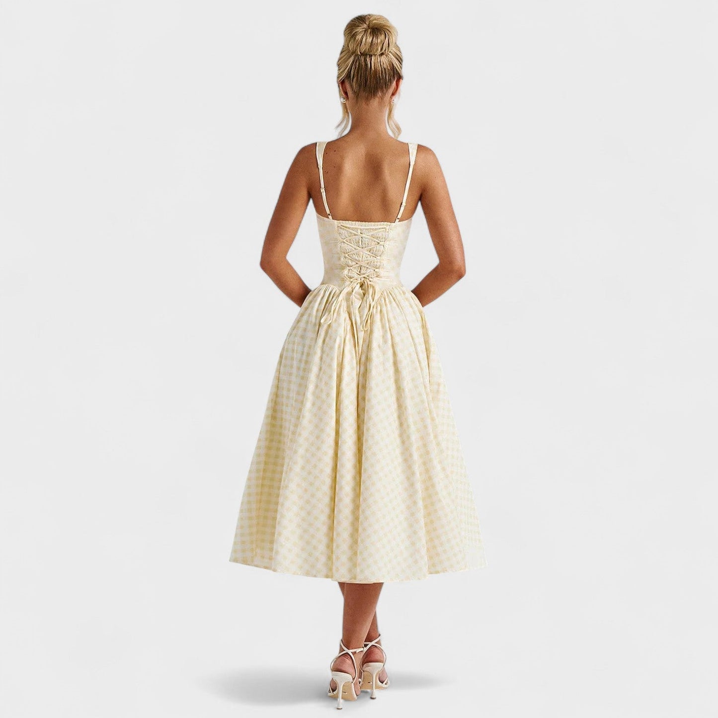 Xerife - Vestido Midi Estilo Vintage