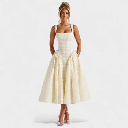 Xerife - Vestido Midi Estilo Vintage